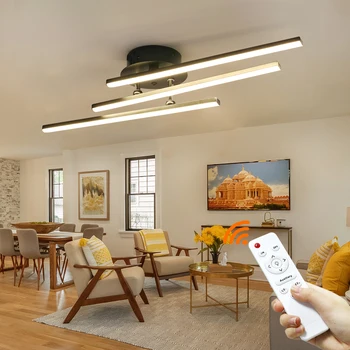 Модерен led тавана лампа за Вътрешно осветление на хола спални кухня Дизайн плафониери във формата на вилица Полилей