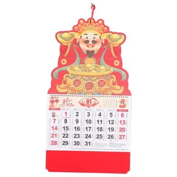 2024 Година на Дракона Стенен календар Офис Окачен Месечен Аксесоар за дома с тънка прозрачна печат Годишно планиране