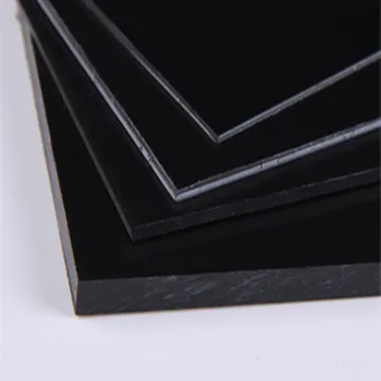 Плоча ABS1-5mm пластмасова табела за реконструкция на микро-ландшафтна модели на черно допълнителни характеристики200*200 мм дебелина 5шт