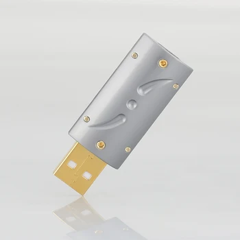 Viborg UA201 HI-END 24-КАРАТОВО Златно покритие USB2.0 Включете USB A Конектор САМ Hi Fi USB Кабел, Позлатен Бронзов USB