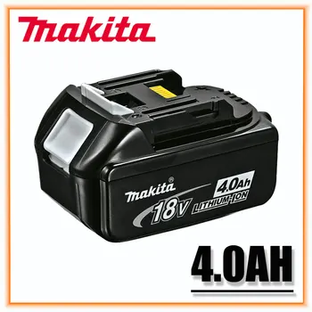 100% Оригинална Акумулаторна Батерия Електроинструменти Makita 18V 4.0 Ah с Led Литиево-йонна батерия Заместител на LXT BL1860B BL1860 BL1850