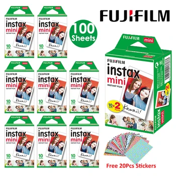 Филм Fujifilm Instax Mini Бяла 10 20 40 60 80 100 Листа За Фотоапарат Миг Печат FUJI Mini 12/11 Mini 9 8 7 70 90 Филмова Камера