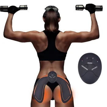 Стимулатор на мускули, тренажор за мускулите на бедрата, електронен EMS-тоник за стягане на задните части, умно носимое съоръжения за тренировка на бедрата-за жени, мъже, фитнес