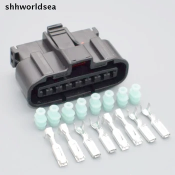 shhworldsea 3.0 мм ПЕТЯ 8pin автоматично пластмасов колан кабели кабелен конектор MG640549-5 с клипс MG630552-7