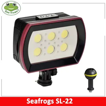 Seafrogs SL-22 6000LM IPX8 40m/130ft Водоустойчив Видеосвет За Професионално Гмуркане, Подводен Led Камера Заполняющий Светлина