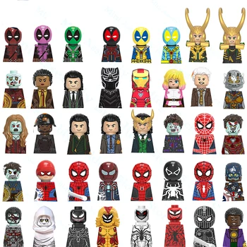 Marvel blocks Кухненски Блок Тор Дэдпул Д-р Стрэндж Железния Човек мини модели на супергерои се Събират кукли, детски играчки 1