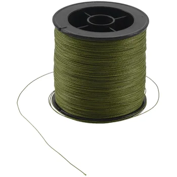Якост на въжето, на 500 м от 30 паунда 0,26 mm, захарна тръстика от полиетилен, 4 направления зелен цвят