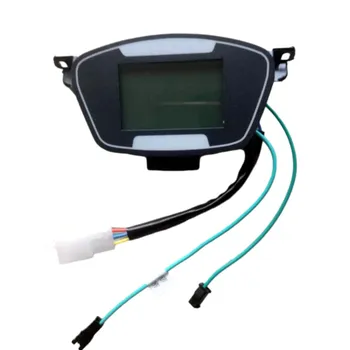 Ремонт на LCD дисплея Ebike За три колела електрически мотор С 6-пинов интерфейс Подмяна на детайли Черен Електрически скутер Аксесоари за свободни стаи