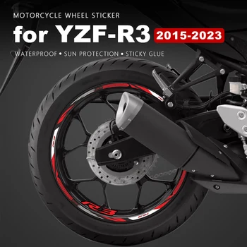 Стикери за Колела на мотоциклети Водоустойчиви Стикери за Джанти за Yamaha R3 2023 Аксесоари YZF R3 2015-2022 2020 2021 2019 2017 2018 2016