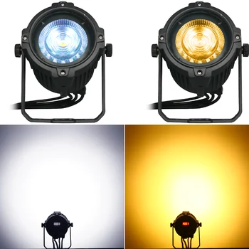 Ефект строб LED RGB 50 W COB LED Сценичното осветление Водоустойчив Градинска светкавица за партита Par Stage Light DMX Control Exposition Lamp