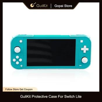 Кристален калъф Gulikit NS16 за Nintendo Switch Lite, мек силиконов калъф за преносима игрова конзола Nintendo Switch Lite