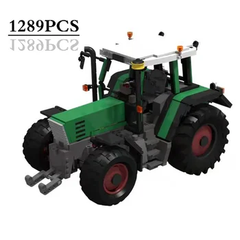 2021 НОВА Мащабна Модел Селскостопански Трактори Case IH, Градивен елемент на Moc-25708, Играчка модел Камион за Отдалечен Монтаж, Подарък за Момче на Рожден Ден