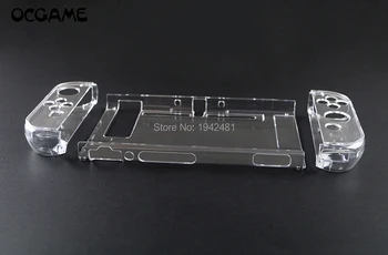 1 комплект за корпуса на Nintend Switch с твърда кристаллическим защитен прозрачен калъф за конзолата Nintendo NS NX Switch Cover Case