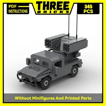 Модел Военна машина Moc Строителни Тухли hmmwv серия AN/TWQ-Технология Avenger Модулни единици, Подаръци, Коледни Играчки си САМ 