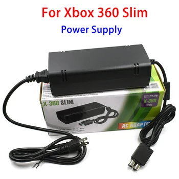 За Xbox 360 Тънък Захранване 100-240 vac Адаптер за Променлив Ток Зарядно Устройство С Кабел US EU, UK AU Plug За Смяна на Хоста Xbox 360 S