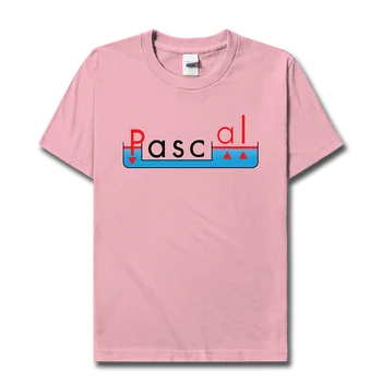Знаменитост Блез Паскал Франция Математик, физик, химик Калкулатор тениска нови Върхове Дрехи с къс ръкав за мъже памук 01