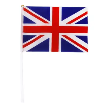 Флаг на Великобритания Национален банер Великобритания с шестами 12 бр.