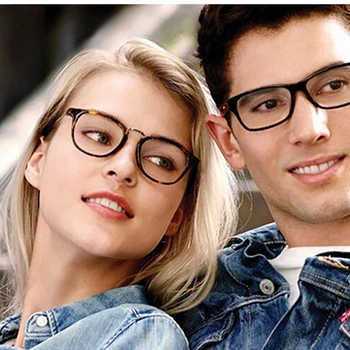 46 мм Титановая Дамски Мъжки Рамки За Очила, високо качество на Реколтата, Оптични Ацетатные Очила За Късогледство, Прозрачни Лещи, Очила с Рецепта