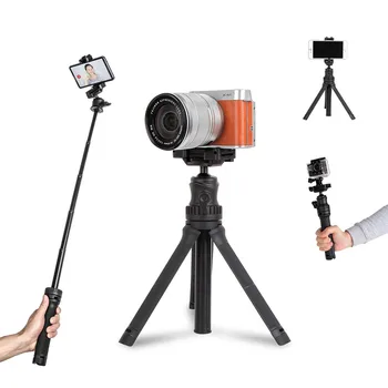 Мини Настолен Статив за Gopro Action Cam DSLR DV Камери и Удължител Телефон Поставка за Селфи Стик Десктоп Закопчалка за iPhone