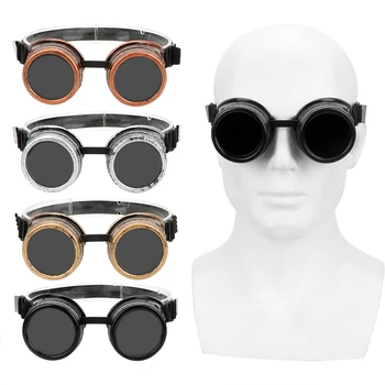 Защитни очила за очите Реколта Заваръчни Пънк-готически Слънчеви очила Регулируеми Очила в стил Steampunk Слънчеви очила в Ретро стил