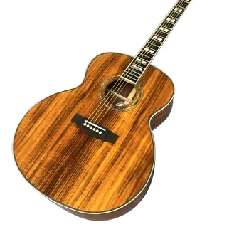 2023 43-инчов акустична китара J200 с брачните от черно дърво цвят от акация