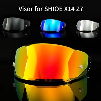 Козирка шлем Обектив за SHOEI X14 Z7 Очила за мотоциклетни каски, челно стъкло, аксесоари за мотозащиты, козирка за нощно виждане