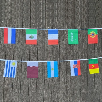 Xvggdg 25-65 М 100-200 бр Струнен Флаг различни Страни, Банер на Света, Бантинг-бар, украса за дома партита