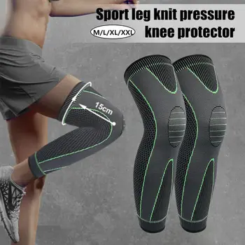 1 бр. бандаж за подкрепа на коляното, компрессионный ръкав, дълъг ръкав за пълен краката, коленете, за правенето на артрит във фитнеса, спортни коленете