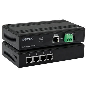 UOTEK UT-6004 конвертор пореден сигнал RS232 / 485/422 в съответствие устройство на Ethernet
