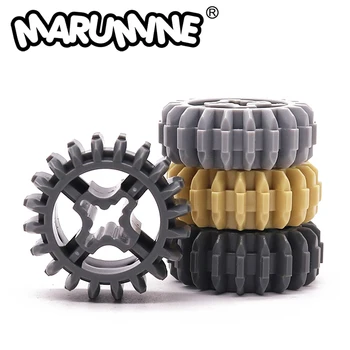 Marumine 100ШТ 32269 Части Блокове с 20 назъбен Конусни зъбни колела Обзавеждане за тухлена технологии MOC Автоаксесоари За изграждане на Творчески играчки В подарък