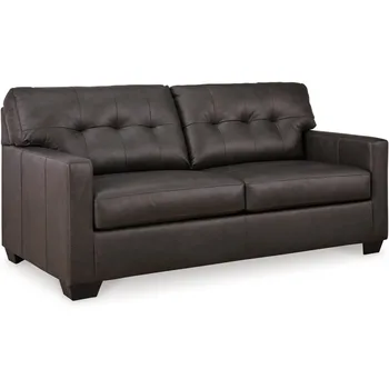 Корпоративна дизайн от Ашли Belziani Модерен диван от тафтинговой кожа, черен