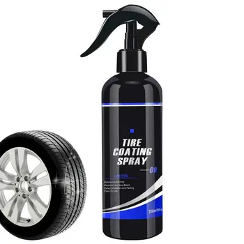300 мл покритие за блясък гуми Устойчив спрей за гуми с висок гланц, Постно средство за ремонт на автомобилни гуми, Очистительное покритие