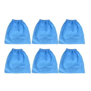 6 бр. текстилни фильтровального торбичка за прахосмукачка Karcher MV1 WD1 WD2 WD3 резервни Части за фильтровального чанта и аксесоари за прахосмукачка
