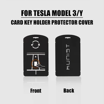 За Tesla, Модел 3 Модел Y Титуляр за автомобилни ключове Защитно покритие ключодържател Мек силиконов калъф за автомобилни ключове с пълно покриване на автомобилни аксесоари