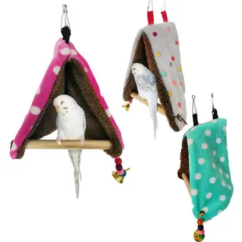 Палатка KX4B за жердочек с разноцветни мъниста и за малки птици