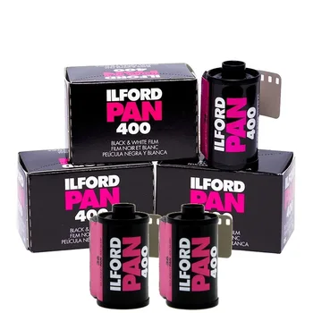 1-10 ролки черно-бял филм ILFORD Pan 400 135 35 mm черно-бял негативен филм 36 експозиции / ролка е Подходящ за филмови фотоапарати Kodak