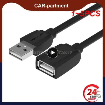 1 ~ 5ШТ Авто Aux USB MP3 Аудио мултимедиен кабел КЪМ USB адаптер Conector Авто Кабели, Контакти Директен доставка