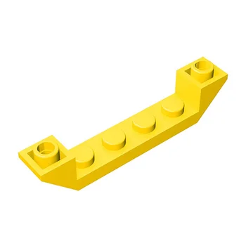10шт MOC Brick Parts 52501 Наклон Обърнат на 45 ° 6 x 1 Двойна с деколте, 1 x 4 Съвместим Градивен елемент Particle САМ Детски Играчки