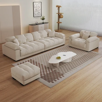 Дизайн на стола, Диван за хола Nordic Corner Мързелив диван-легло Дървен диван за хол Етаж Fauteuils Салони за мебели за дома