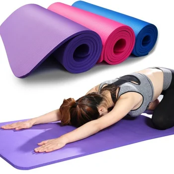 Килимче за йога Противоскользящий спортен тампон за фитнес Дебелина: 3 мм-6 мм EVA Comfort Foam килимче за йога упражнения за Фитнес постелката за йога и пилатес