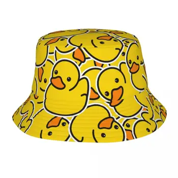 Патешки жълт панама за пътуване за момичета, прекрасни слънчеви шапки, защита от ултравиолетови лъчи за риболов на открито, шапки