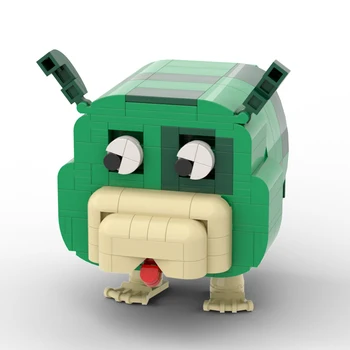 MOC Game Строителни блокове от Пикмайнированного МЪХ, Креативна модел, Екшън-герой, Зелени Кубчета от Пикмайнированного тухли, Играчки за деца, подаръци за рожден Ден