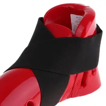 Еластичен колан за защита на краката при карате и таекуондо, широко приложение и висока степен на защита.