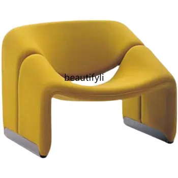 Дизайнерско кресло-крило от ленти FRP, кух стол във формата на крило, Стол за почивка на балкона