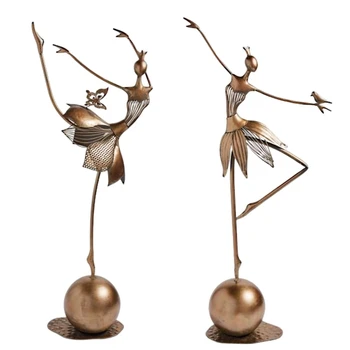 1 бр Абстрактна Статуетка от смола Художествени Занаяти Съвременни Добри Танцови движения, Колекционерски Фигурки за Декорация Tv A