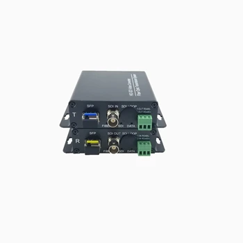 HL-HDSDI-1V1D-T/RL Симплексное LC-оптични влакна и един SFP порта SD-SDI/HD-SDI/3G-SDI Видео По оптоволокну