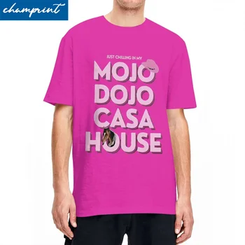 Mojo Доджо Casa House Ken Тениска за Мъже И Жени, Страхотен Памучен Тениска С Кръгло деколте И Къс ръкав, Тениски Плюс Размер, Върхове