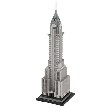 MOC-30051 Chrysler Building Block Модел Сращенная играчка-пъзел Детски подарък