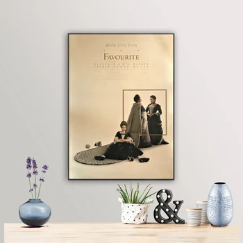 Фаворит - Плакат на филма 2018 Начало декор Класическа корица на филма Платно Снимка на плакат Печат Стенни живопис