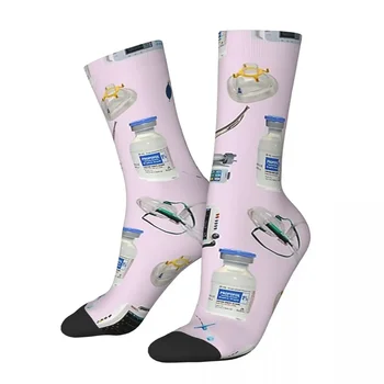 Инструменти за търговия БЛЕДО-РОЗОВИ Чорапи за анестезия, Чорапи, Всесезонни чорапи, Аксесоари за мъже и жени, Коледа